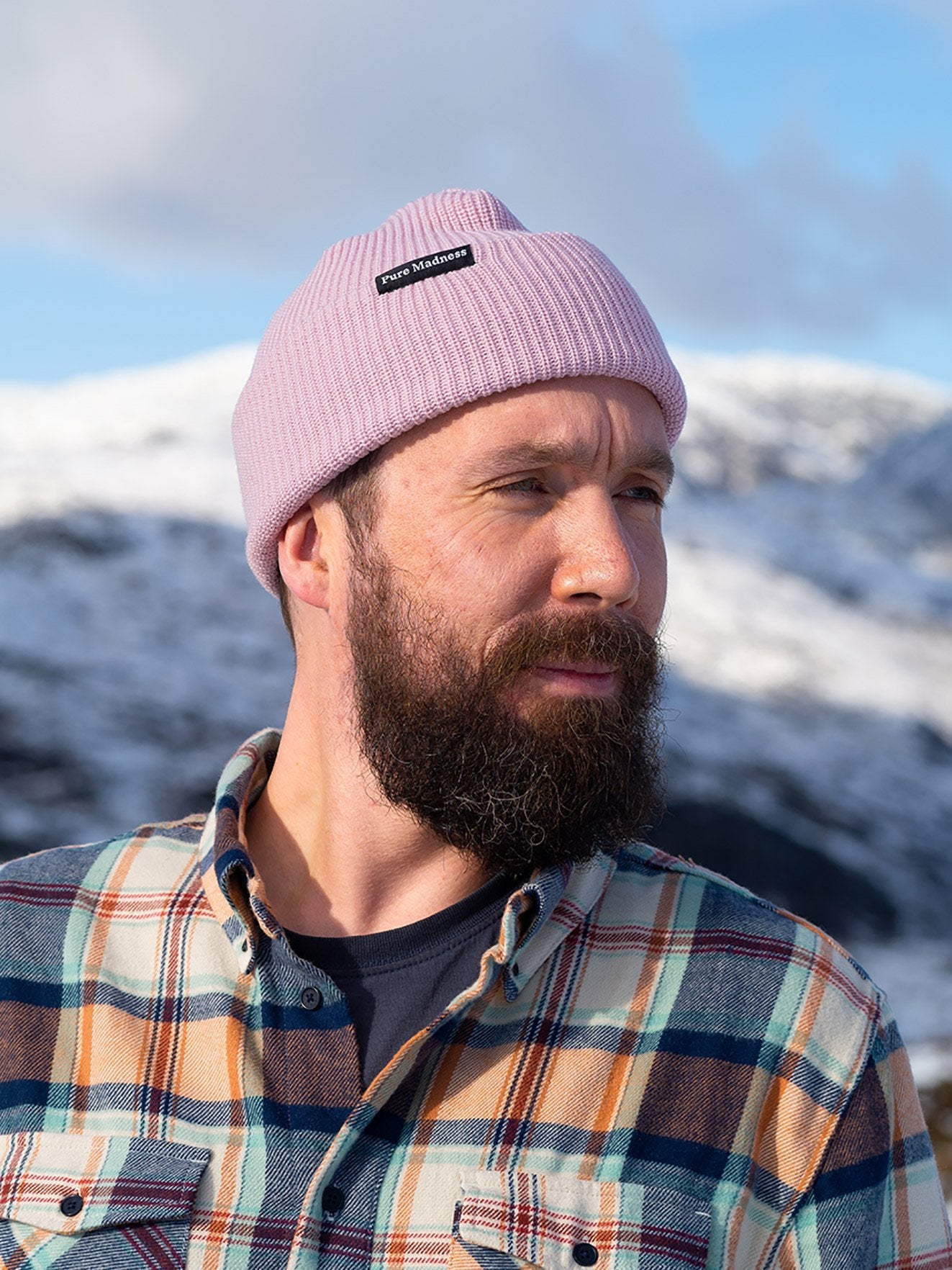 Pink Captain Merino Beanie - Pure Madness Apparel